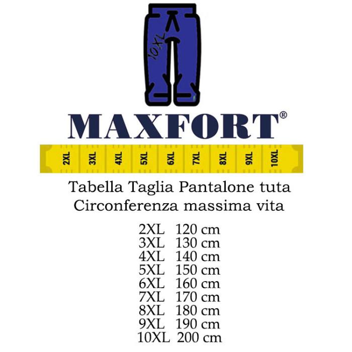 Maxfort Easy pantalaccio cotone/lino taglie forti uomo 2283 blu - foto 4