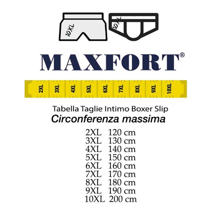 Maxfort  slip intimo taglie forti uomo 300 disponibile nei colori bianco - blu - grigio -  nero - foto 6