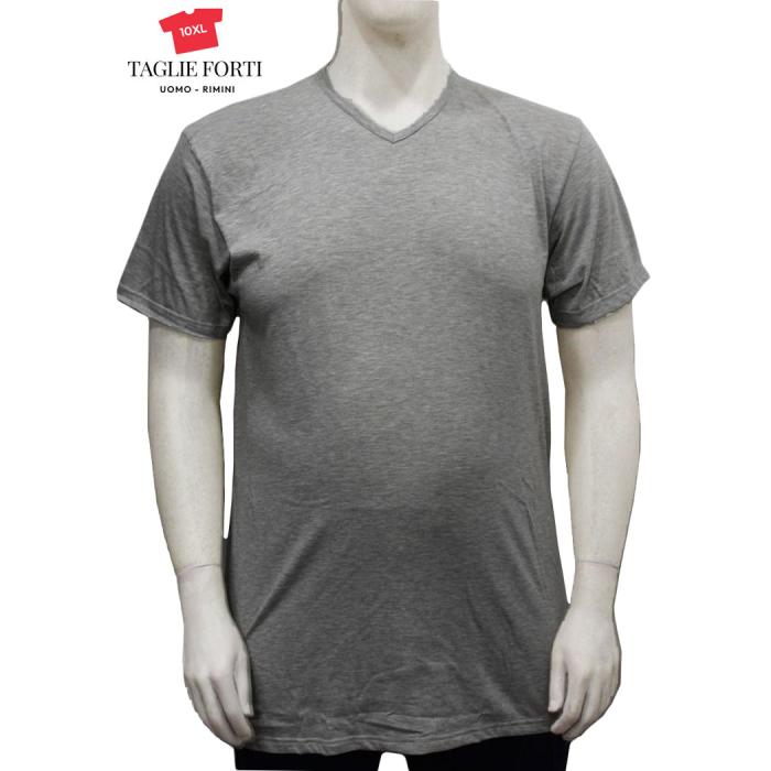 Maxfort t-shirt intimo cotone taglie forti uomo 500 disponibile nei colori  nero - bianco - grigio - foto 3