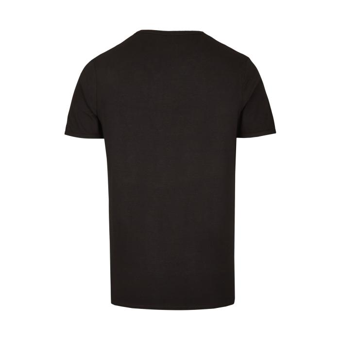 Kitaro T-shirt scollo a V intimo taglie forti  articolo 68143 nero - foto 1