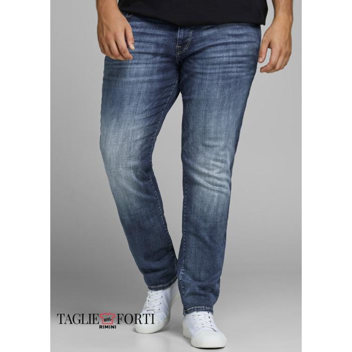 Jack & Jones jeans elasticizzato taglie forti uomo 12153936 - foto 4