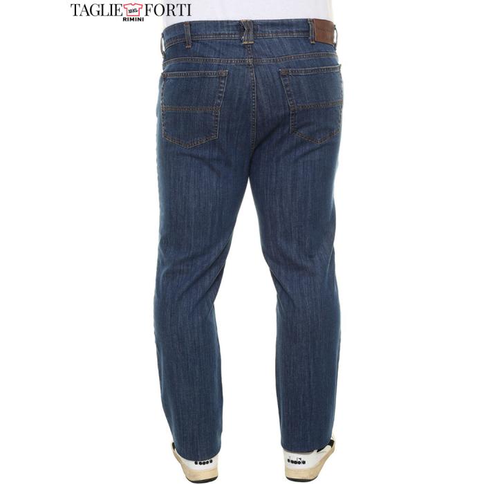 Maxfort jeans classico elasticizzato taglie forti uomo 2291 - foto 2