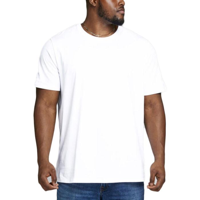Jack & Jones T-shirt maglietta taglie forti uomo 12158482 bianco