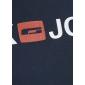Jack & Jones T-shirt maglietta cotone blu taglie forti 12184987 blu - foto 1