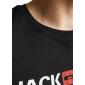 Jack & Jones T-shirt maglietta taglie forti uomo 12184987 nero - foto 2