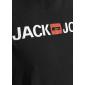 Jack & Jones T-shirt maglietta taglie forti uomo 12184987 nero - foto 3