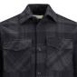 Jack & Jones camicia flanella taglie forti uomo articolo 12248390 nero/ grigio - foto 1