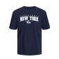 Jack & Jones T-shirt maglietta cotone blu taglie forti 12251050 blu